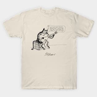 B Kliban Cat Guitar T-Shirt